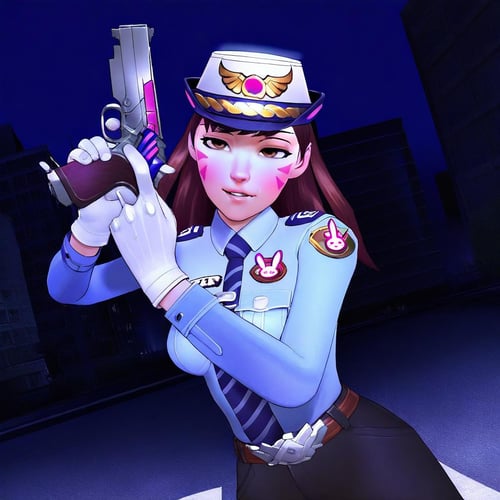 Officer D.va (Overwatch). Illustrious/XL by Nigel Knightwalker on Tensor.Art
