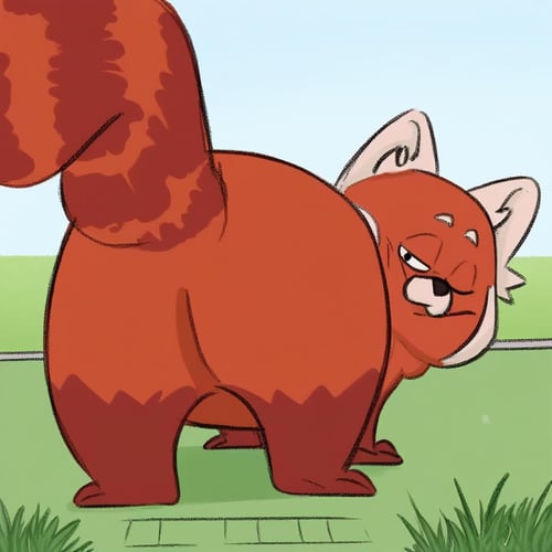 Turning Red - Meilin Lee's Red Panda Form (ChickPic) by Xposing_Organisms on Tensor.Art