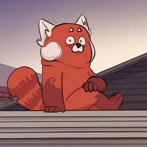 Turning Red - Meilin Lee's Red Panda Form (ChickPic) by Xposing_Organisms on Tensor.Art