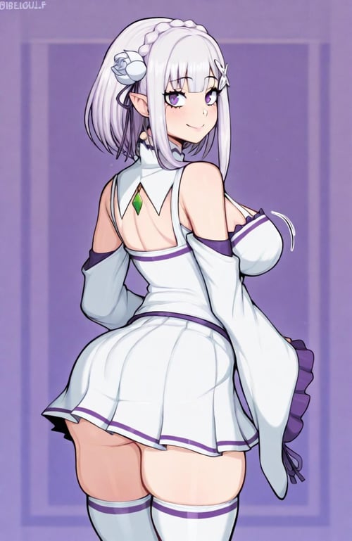 Emilia Dora (re:zero) [Illustrious] by BloodSplash on Tensor.Art