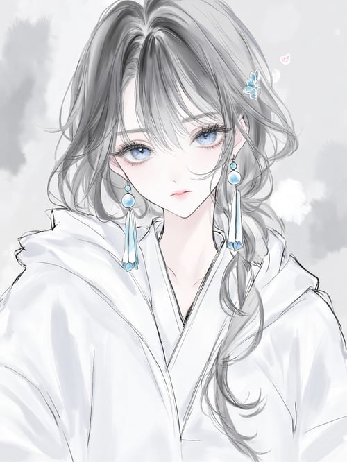 清冷水墨头像 by 大悟 on Tensor.Art
