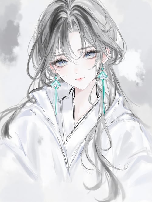 清冷水墨头像 by 大悟 on Tensor.Art