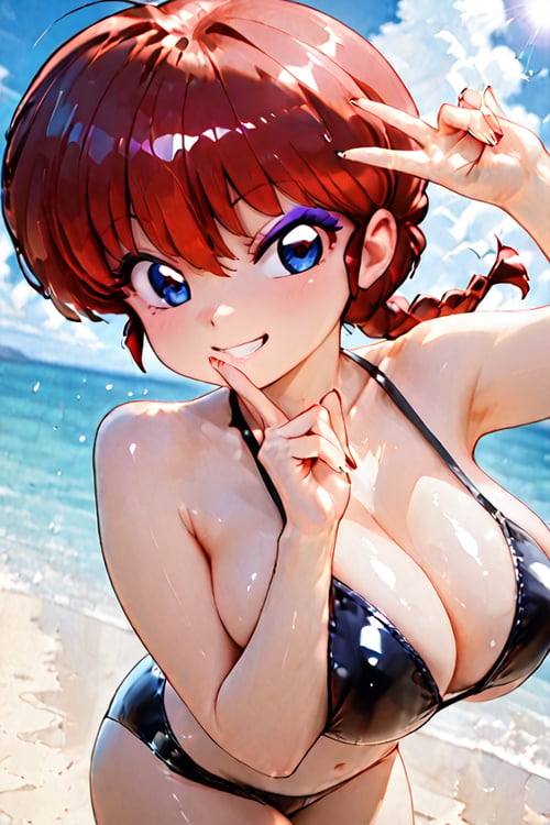 三角ビキニアイシャドウ by らび@kiyoka_succubus on Tensor.Art