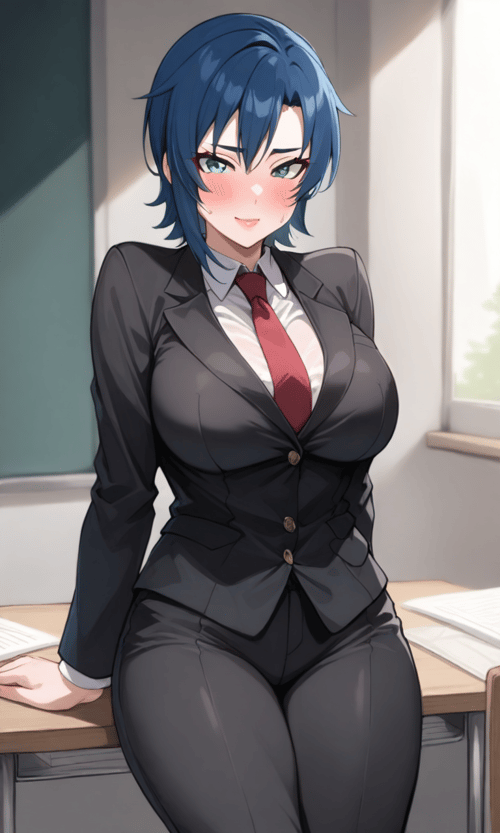 Rinne Kazama - Genkaku Cool na Sensei ga Aheboteochi by angusvoid on Tensor.Art