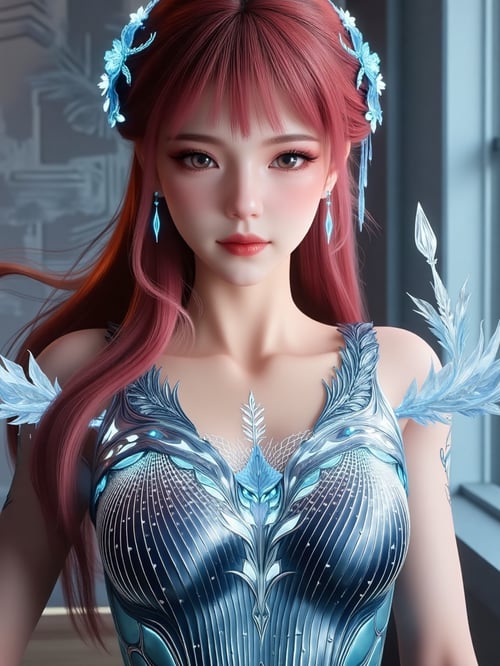 X雪女雪帝新装-斗罗大陆绝世唐门 by DeepBlue藍心 on Tensor.Art
