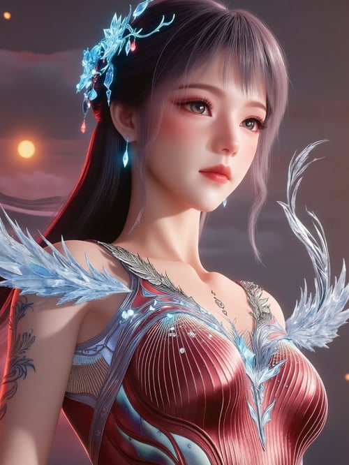 X雪女雪帝新装-斗罗大陆绝世唐门 by DeepBlue藍心 on Tensor.Art