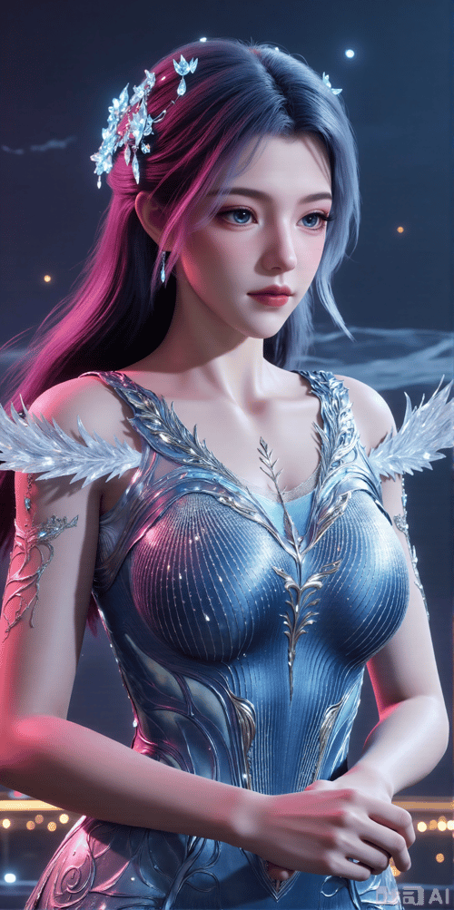 X雪女雪帝新装-斗罗大陆绝世唐门 by DeepBlue藍心 on Tensor.Art