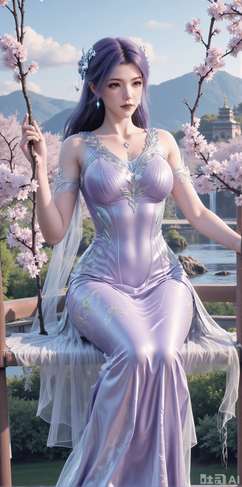 X雪女雪帝新装-斗罗大陆绝世唐门 by DeepBlue藍心 on Tensor.Art