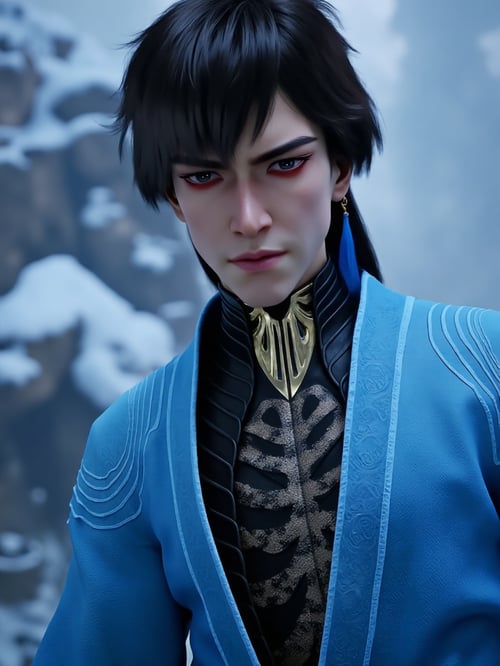 X玄骨上人萧诧-凡人修仙传 by DeepBlue藍心 on Tensor.Art