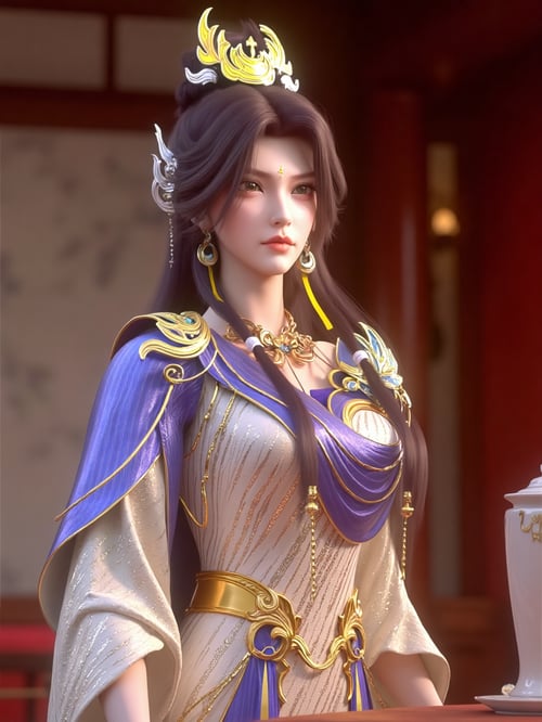 X云望舒曦和城主装-云深不知梦Veiled Dreams by DeepBlue藍心 on Tensor.Art