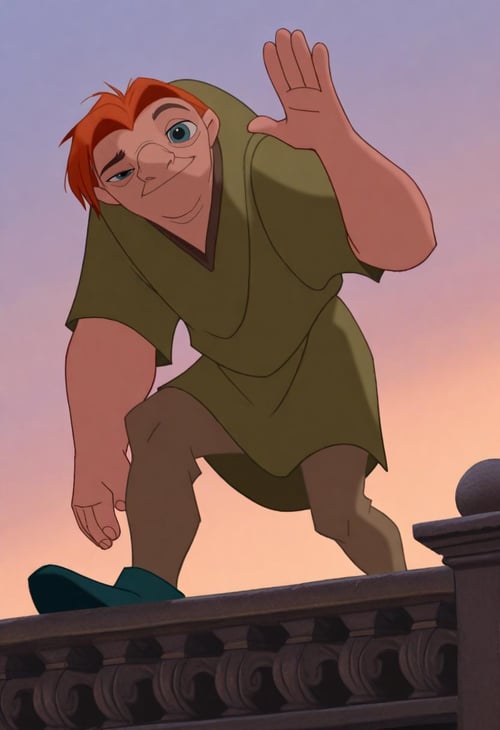 Esmeralda and Quasimodo - The Hunchback of Notre Dame | Illus Characters by IndolentCat on Tensor.Art
