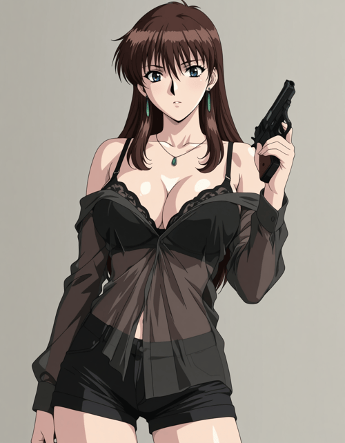 Clothing: Black shirt by 00x0 on Tensor.Art
