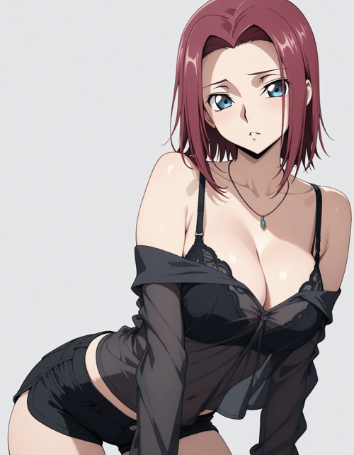 Clothing: Black shirt by 00x0 on Tensor.Art