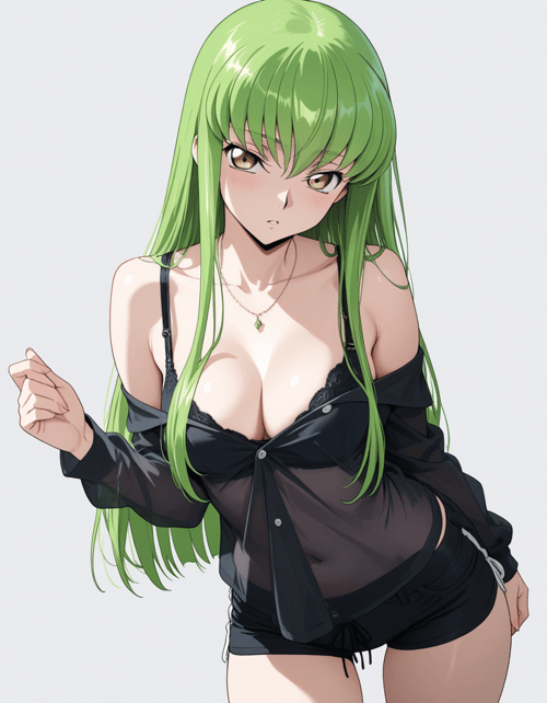 Clothing: Black shirt by 00x0 on Tensor.Art