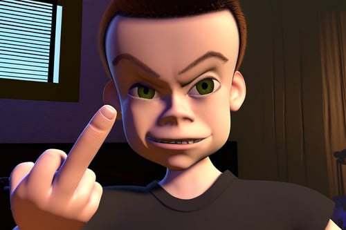 Hannah & Sid (Toy Story) by AI Aggie on Tensor.Art