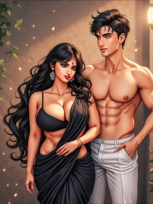 anime couple animaxine by Barq on Tensor.Art