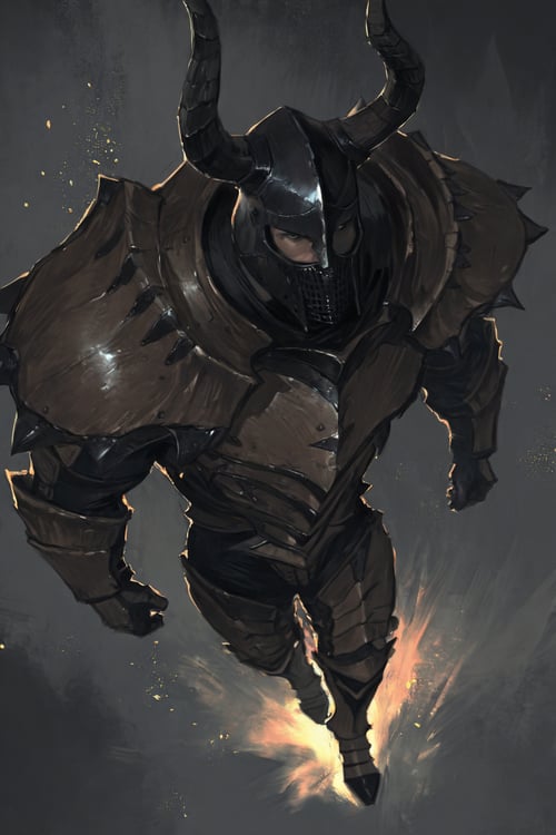 DragonEbonSteel Armor by PepeTHunter on Tensor.Art