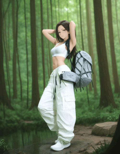 Clothing: Sexy hiking by 00x0 on Tensor.Art