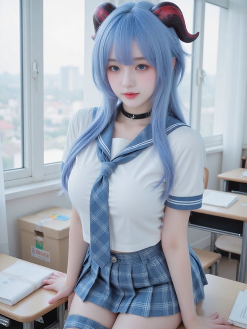 甘雨真人cos by user_655688287708543437 on Tensor.Art