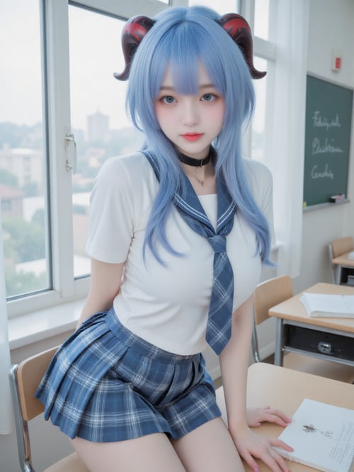 甘雨真人cos by user_655688287708543437 on Tensor.Art