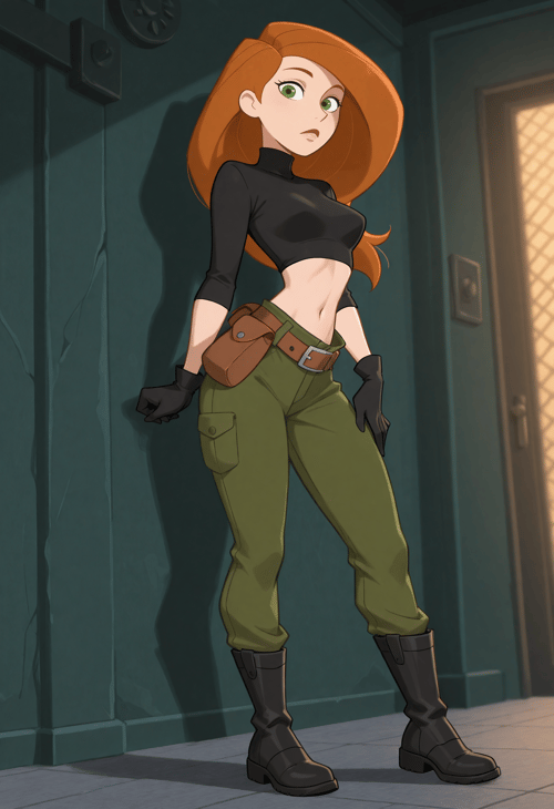 Kimberly Ann "Kim" Possible, (Kim Possible), LoRA, PonyXL by NMackelie on Tensor.Art