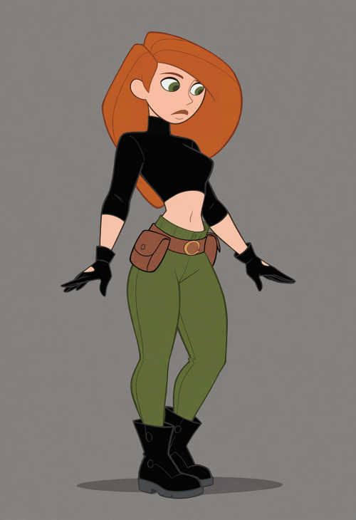 Kimberly Ann "Kim" Possible, (Kim Possible), LoRA, PonyXL by NMackelie on Tensor.Art