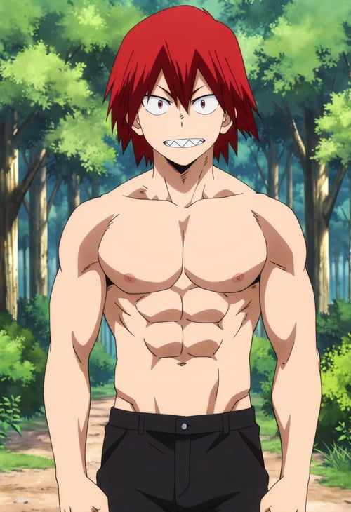 Eijiro Kirishima - Hair Down by Yoigo on Tensor.Art