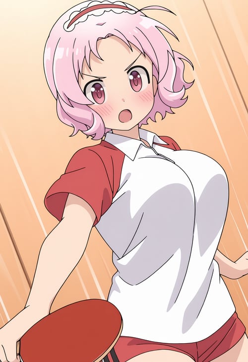 [IL v0.1] Mune Oomune - Scorching Ping Pong Girls | 大宗 夢音 灼熱の卓球娘 (3 costumes) by Elesico on Tensor.Art