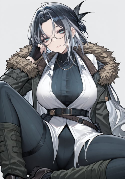 冬时(明日方舟)/ snegurochka_(arknights) by Cano250 on Tensor.Art