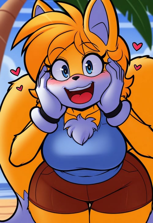 Miles Tails Prower - (by Superbunnygt) by Vasalion on Tensor.Art