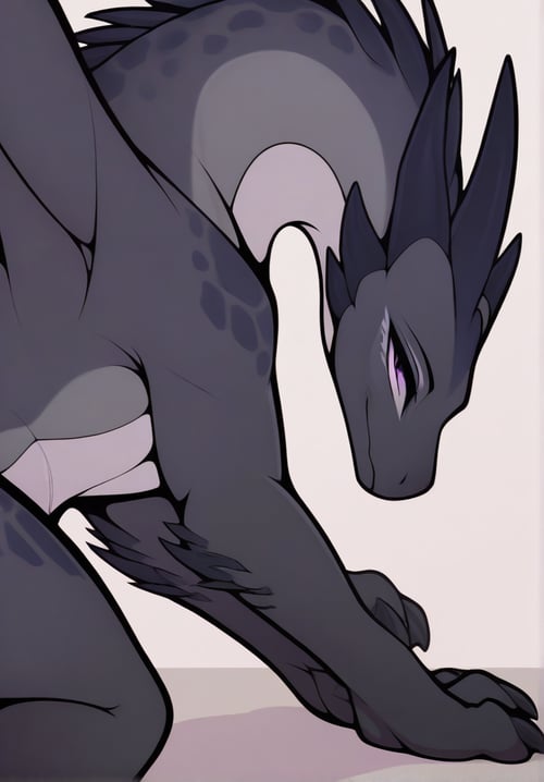 Feral Dragoness Concept by Xanos on Tensor.Art