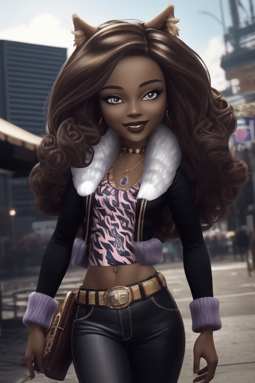Clawdeen Wolf (Randomizer) - Illustrious and SD1.5 by Mix_After_Dark on Tensor.Art