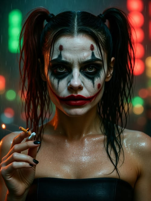 Flux_female_JokerMask by jhonny$cash on Tensor.Art