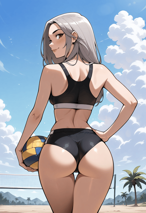 Fitness butt, volleyball girls, LoRA, PonyXL by NMackelie on Tensor.Art