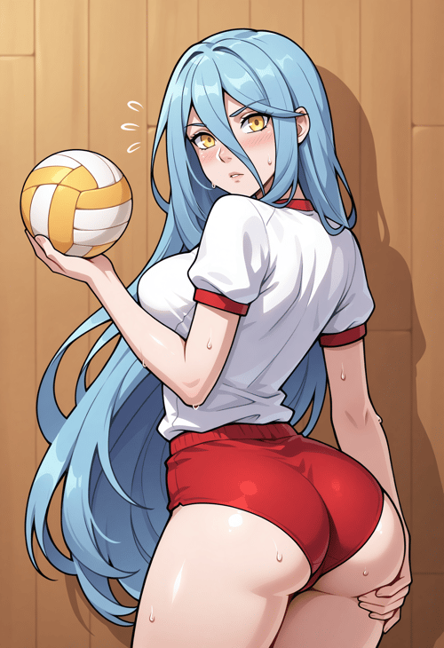 Fitness butt, volleyball girls, LoRA, PonyXL by NMackelie on Tensor.Art