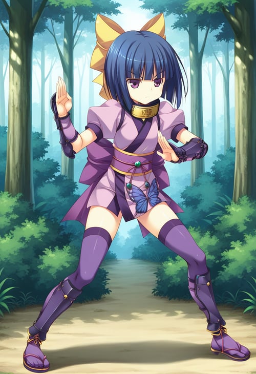 Hazuki - Midara Ni Messatsu! Momoiro Kunoichi Ninpouchou/淫らに滅殺! 桃色くノ一忍法帖♪ by dodinhutsor on Tensor.Art
