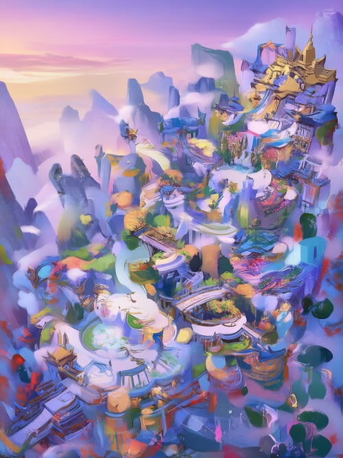 动漫场景之山门 by 危地马拉的大食蚁兽 on Tensor.Art