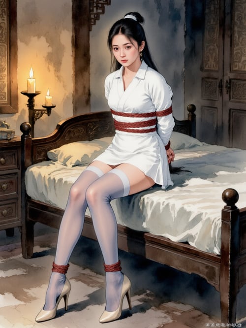 美女坐姿 by 人有多大胆 AI有多大产 on Tensor.Art