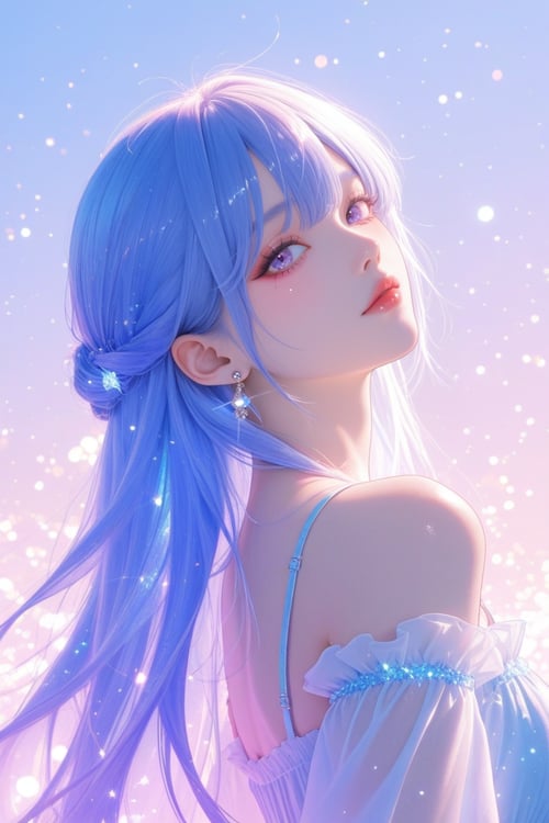 DQ Glitter Thick Paint Anime V1 by DQ on Tensor.Art