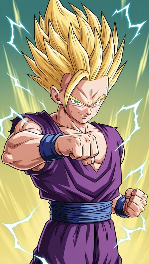 gohan SSJ2 by DeathGun1408 on Tensor.Art