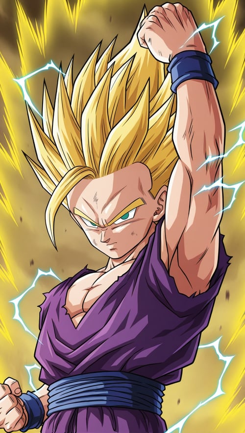 gohan SSJ2 by DeathGun1408 on Tensor.Art