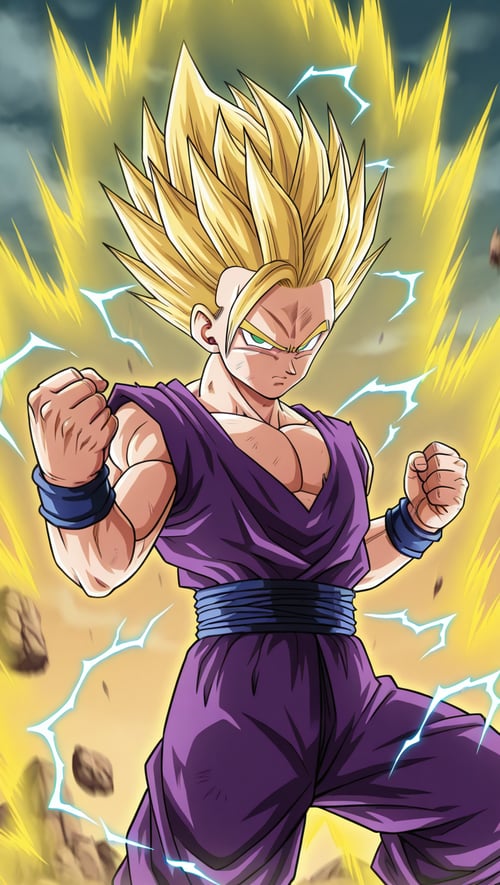 gohan SSJ2 by DeathGun1408 on Tensor.Art