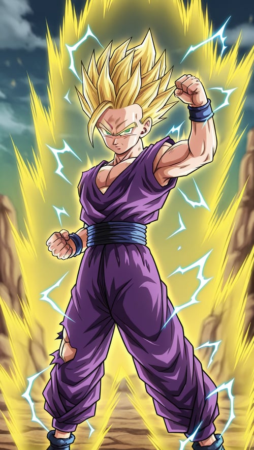 gohan SSJ2 by DeathGun1408 on Tensor.Art