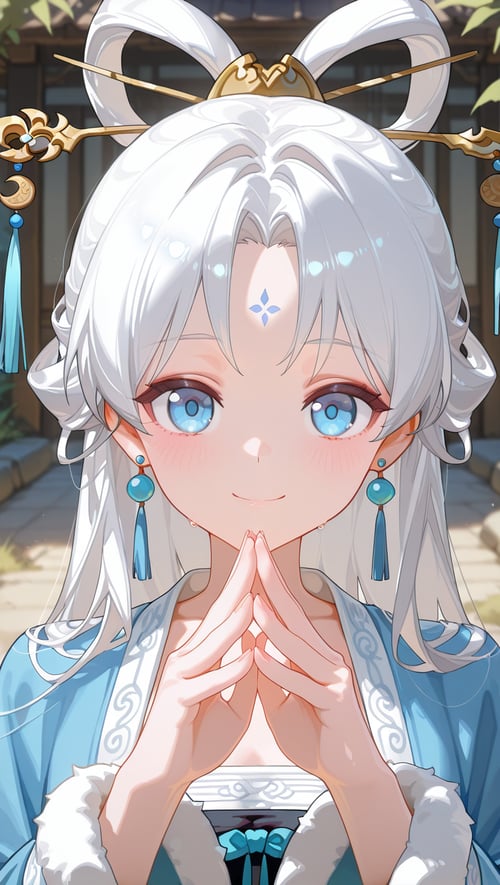 雪山素女-落花入梦（Xueshan Sunv-Luohua Rumeng） by 皇爵東（King_Dong） on Tensor.Art