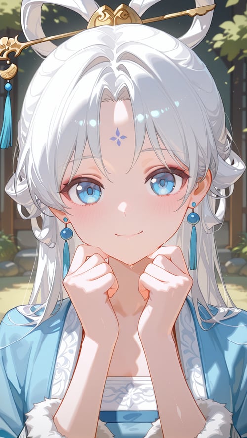 雪山素女-落花入梦（Xueshan Sunv-Luohua Rumeng） by 皇爵東（King_Dong） on Tensor.Art