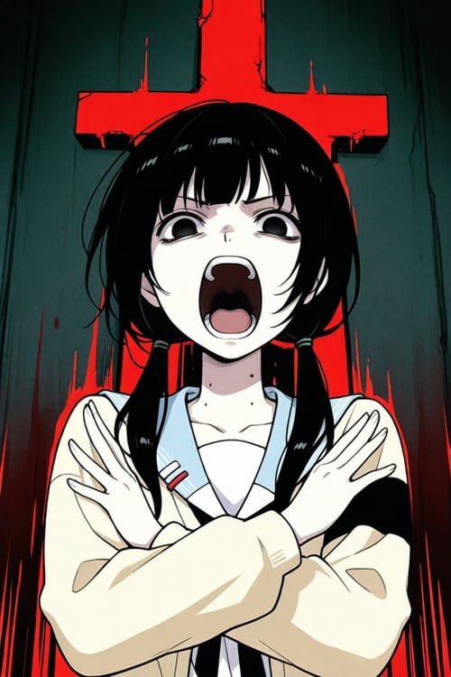 ひょうきんジャッジメント(ポーズLoRA)|Hyoukin Judgment(Pose LoRA) by daretoku-2 on Tensor.Art