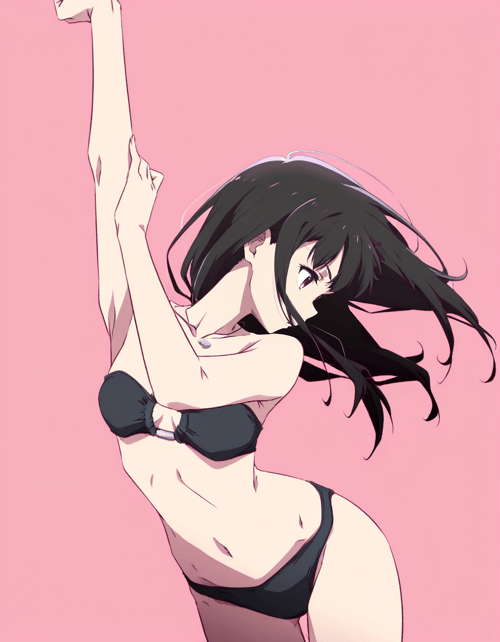 Clothing: Minimalist bra by 00x0 on Tensor.Art