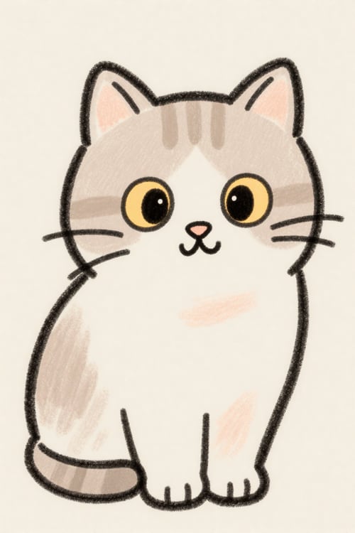 103-Cartoon crayon drawing卡通蜡笔画简笔画风格儿童可爱风格 by 103114 on Tensor.Art