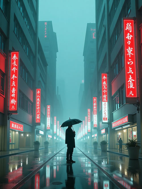 未来城市暗淡夜景 by 懿轩 on Tensor.Art