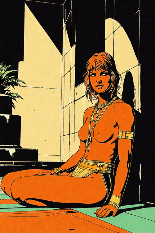 Retro Vintage Comics style for Flux by Invisidude on Tensor.Art